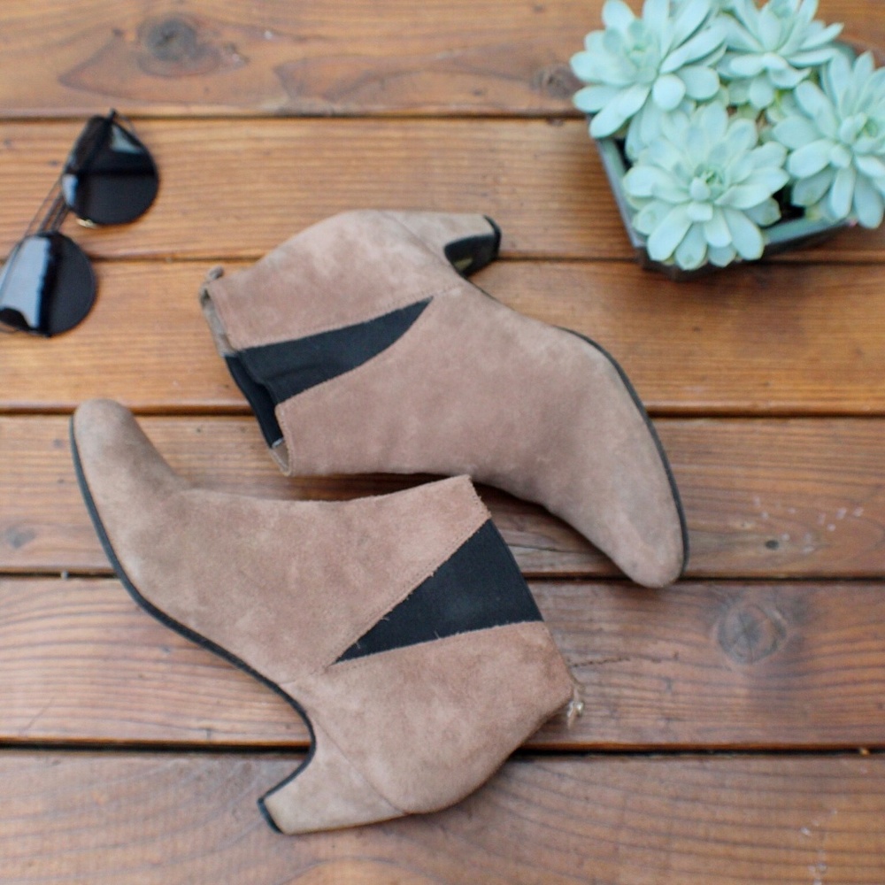 Sam Edelman | Suede Ankle Boots | Tan | 8.5